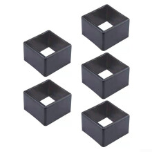 Square Tube Inserts 50x50mm to 45x45mm Adapter for Fitness Equipment Noise Reducing 5PCS