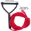 Wakeboard Rope with Ergonomic Triangular Handle, 24ft Water Ski Tow Line for Boat Beginners 4