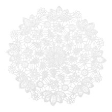 6 Pcs Crochet Lace Doilies 6 Inch Vintage White Round Table Mats for Home Decor and Protection
