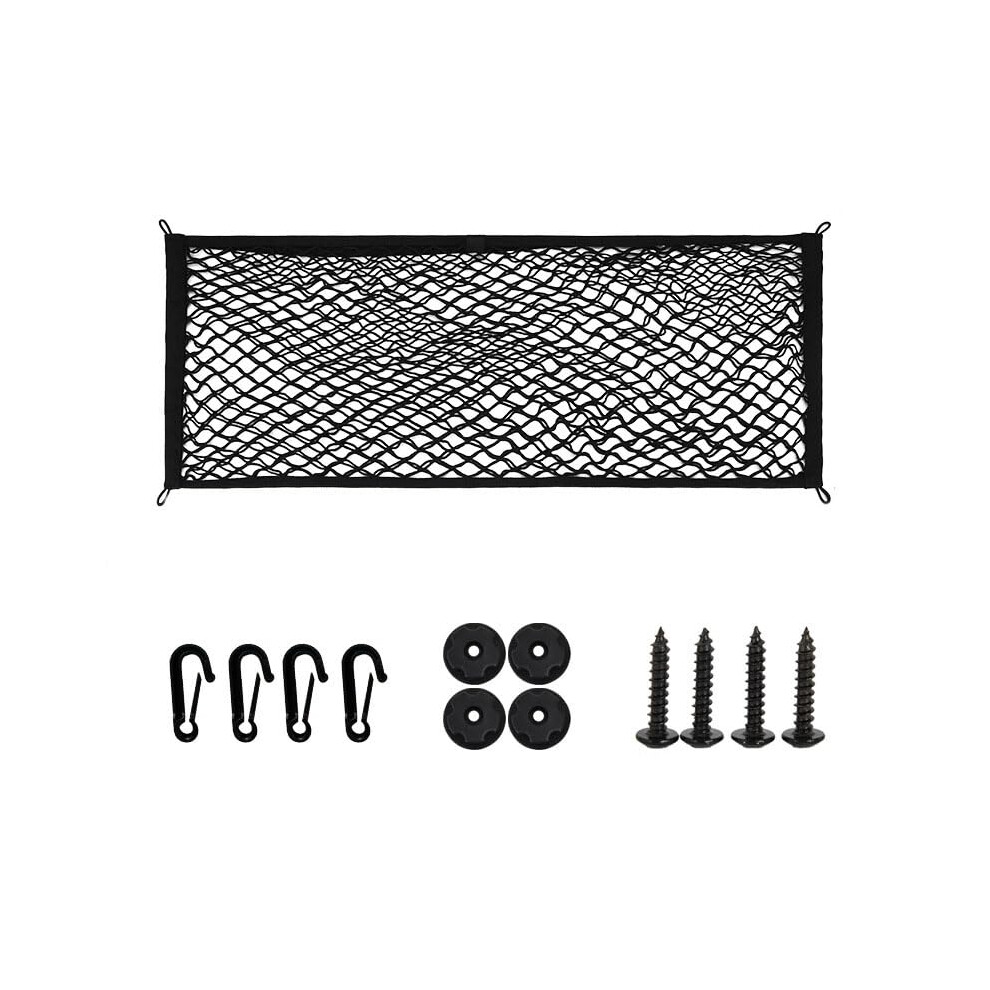 Car Cargo Net For Peugeot 2008 With Elastic Adjustable Fit, Secure Trunk Organizer 90X30 9164114219725