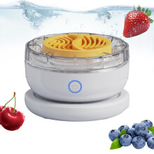 Rechargeable Portable Fruit and Vegetable Washer with 360 Rotation Cleaning for Home Kitchen
