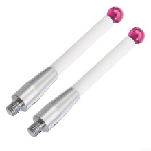 A50003709 CMM Probe Stylus 50mm Length 6mm Ball Diameter Stainless Steel Threaded Handle 2 Pack