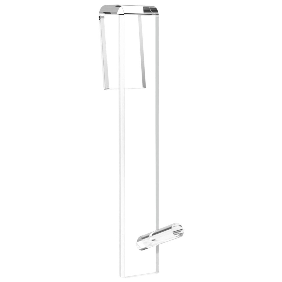Multipurpose Shower Hook Acrylic Shower Door Hooks No Drilling Heavy Duty Clear Handle Bathroom Door Hooks 9164114220844