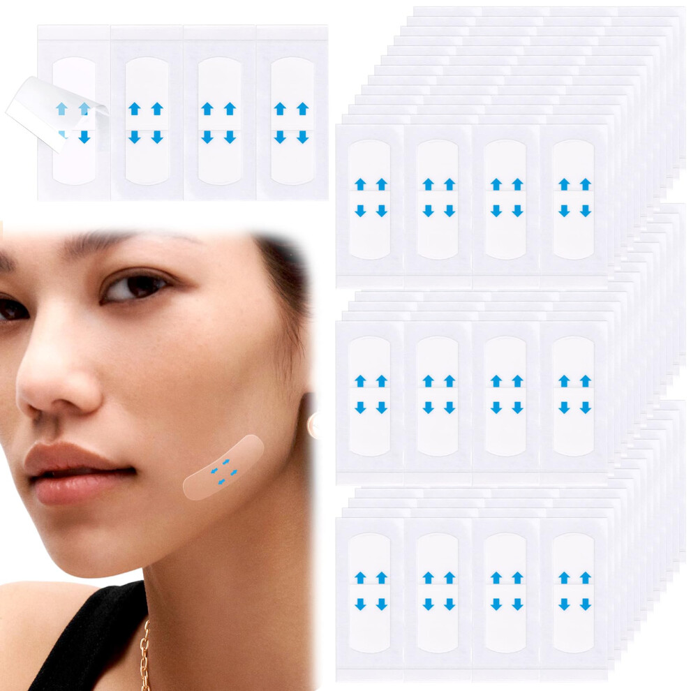132Pcs Invisible Face Lift Tape Waterproof Skinfriendly For Instant Lifting Sagging Skin 9164114239358