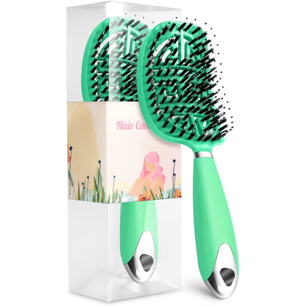 Unisex Green Professional Hair Styling Comb With Precise Control And Ergonomic Grip For Salon Or Home