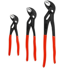 3Piece Adjustable Water Pump Pliers Set with VJaw Groove Joint, QuickAdjust Grip, 7 10 12 Inch