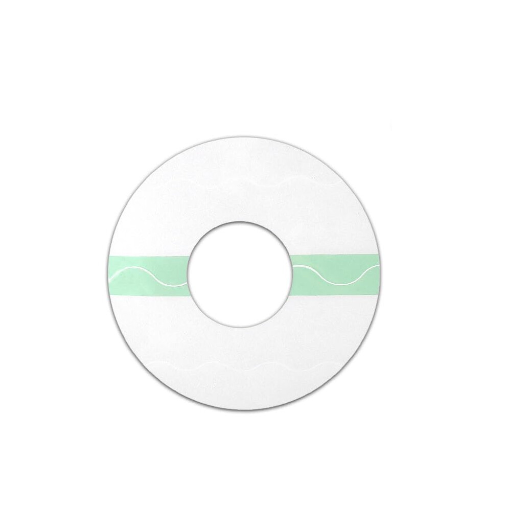 Adhesive Patches 50pcs Waterproof Hypoallergenic LongLasting HalfCover Round Green for Dexcom G7
