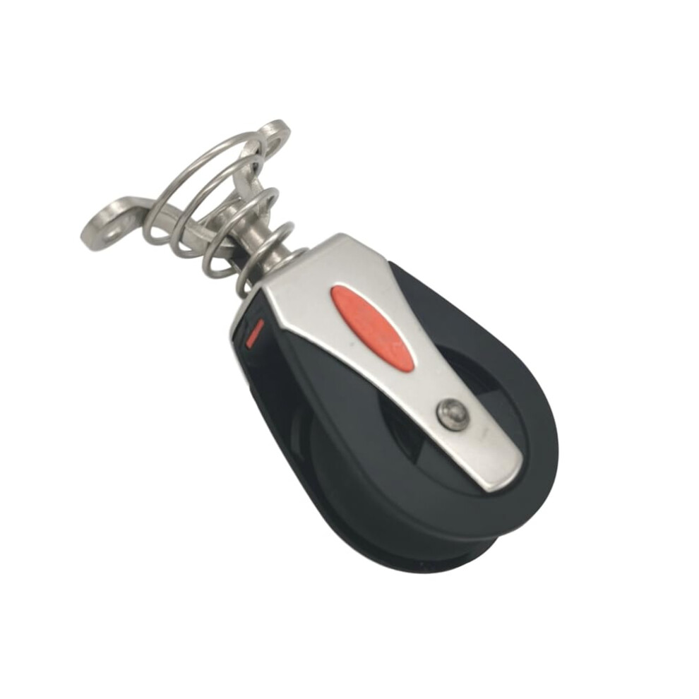 Stainless Steel Swivel Pulley Block With Smooth Nylon Wheel For Exercise And Marine Rigging 9044945426007