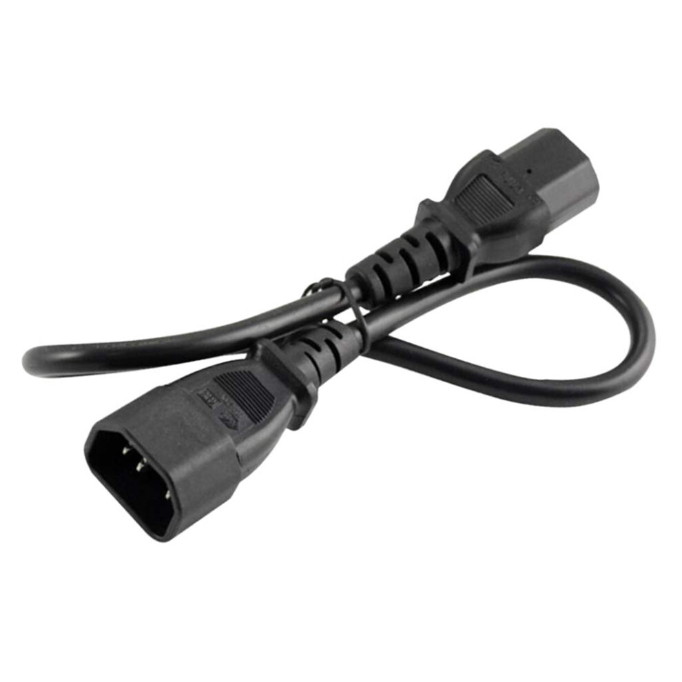 0.5M Iec320 C14 To C13 Power Extension Cable For Pdu Computer Printer Compatible With Standard Devices 9164114222671