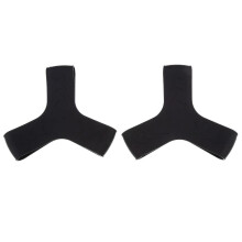 Scuba Diving Snorkeling Silicone Fin Keepers Gripper Strap 2 Pcs Set Size L for Secure Fit and Comfort