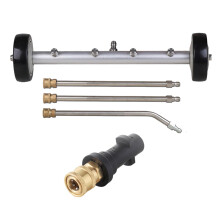 Undercarriage Pressure Washer Attachment 4000 PSI with Wheels, 2in1 Car and Truck Cleaner