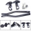 TT Aero Bars Adjustable with Comfortable Sponge Pad for Road and Mountain Bikes (0608type) 4