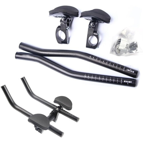 TT Aero Bars Adjustable with Comfortable Sponge Pad for Road and Mountain Bikes (0608type) 2
