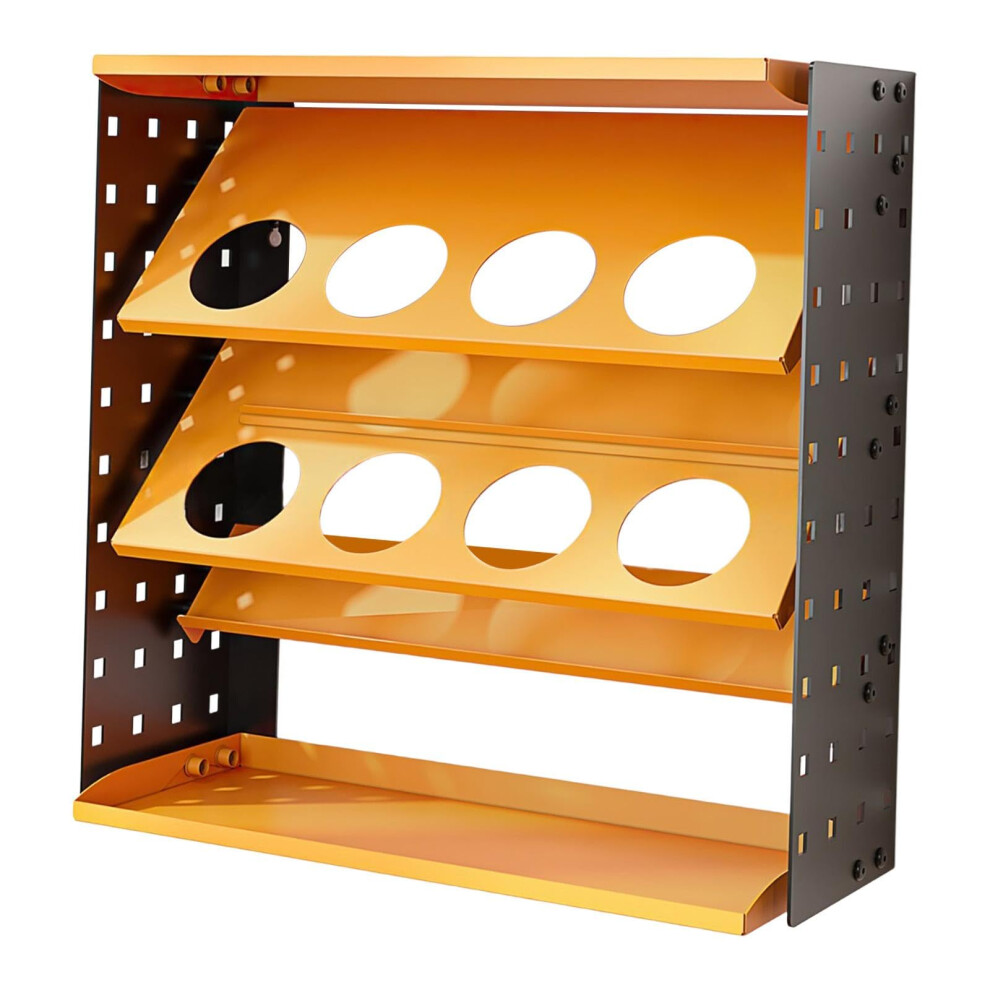 Spray Can Holder Wall Mounted Storage Rack Holds 8 Cans Heavyduty Carbon Steel Garage Organizer 9365369451285