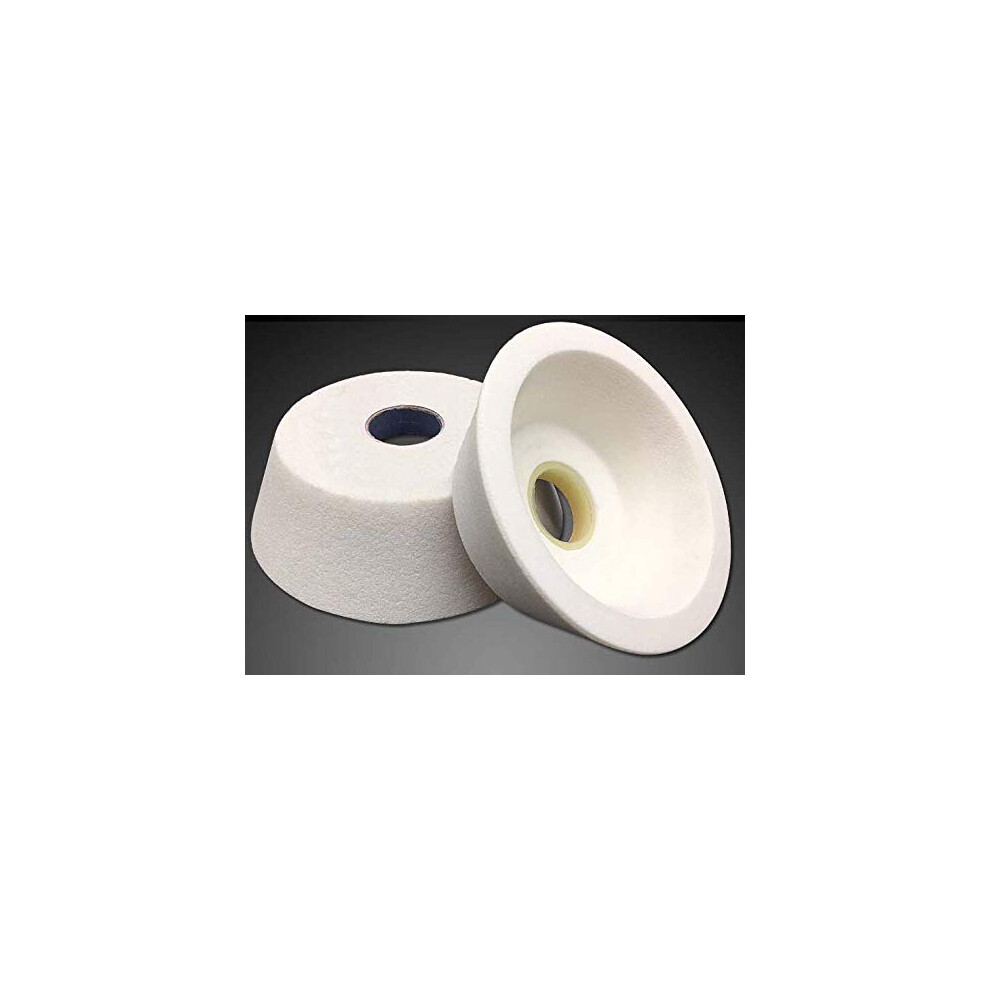Grinding Wheel Cupshaped White Corundum Diameter 70Mm Grit 80 1 Piece 9365369439405