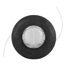 Heavy Duty Bump Feed Trimmer Head Replacement With Quick Change Trimmer Cord High Strength Spring Aluminum Alloy Construction Universal Fit For