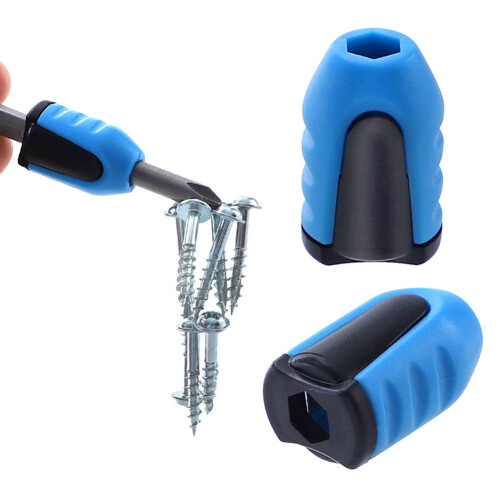 Magnetizer Screw Removable for Power Bits and Hex Screwdriver, Magnetic Ring Holders with Instant Magnetized Functionality, Adjustable Strength for 1