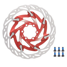 160mm Center Lock Road Bike Disc Brake Rotor with Adapter, Powerful Braking and Heat Dissipation