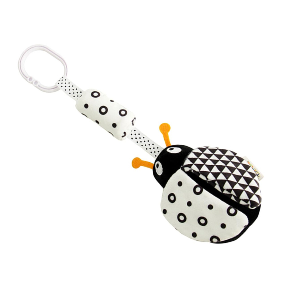And Baby Stroller Toy Contrast Crib Mobile With Clip Hook For Newborn Visual Development Black/White