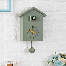 Cuckoo Quartz Wall Clock Modern Bird Design for Home Living Room Office Decoration Gift Color A B Size 12 Inch
