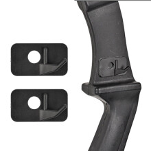 Recurve Bow Arrow Rest 2PCS Plastic with Adhesive for Longbow Archery Left and Right Hand Use