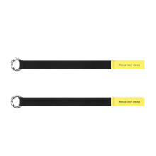 2pcs Emergency Car Door Opener Strap with Quick Release Nylon Rope for Vehicle Safety Exit