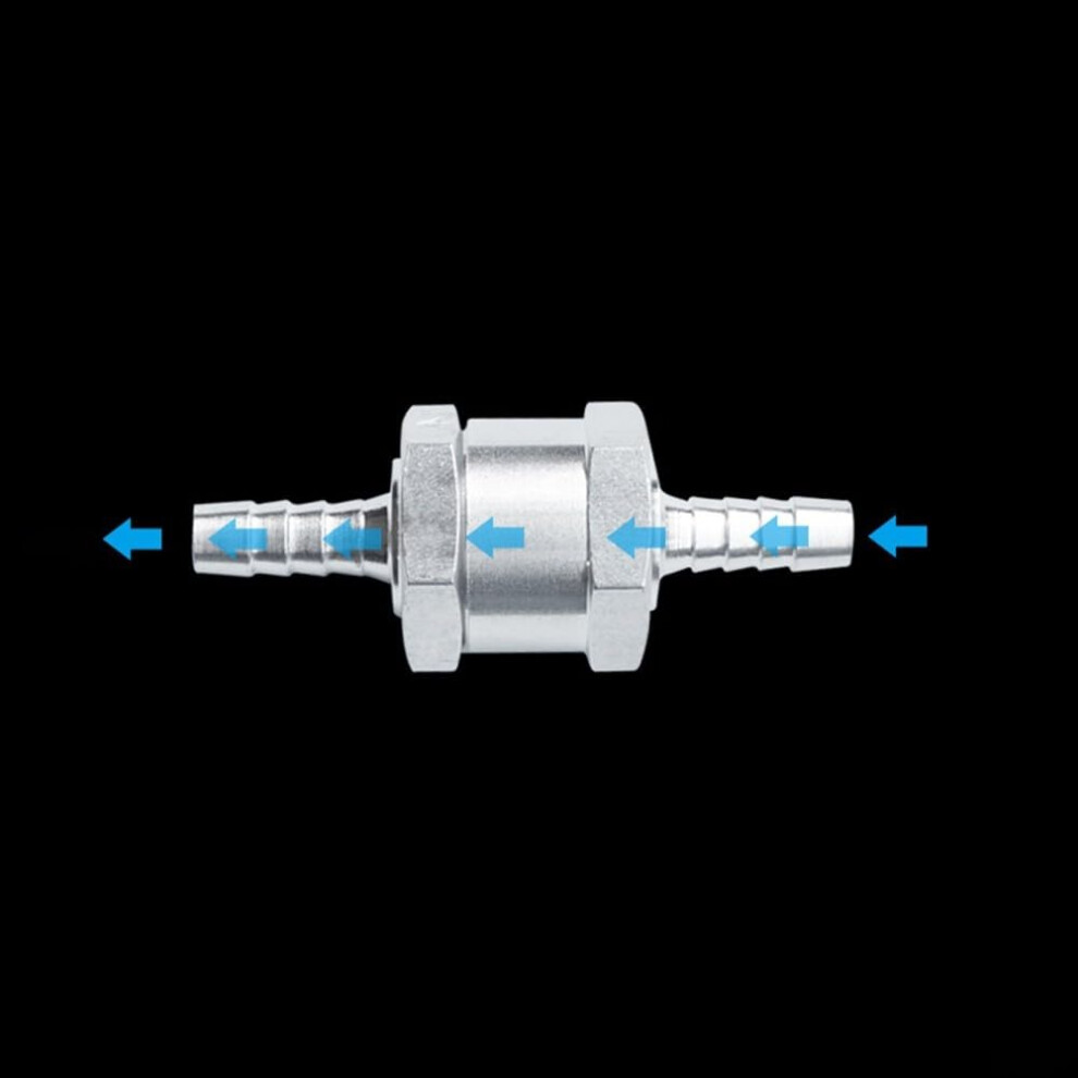 8Mm Aluminum Fuel Check Valve Antibackflow Design For Diesel And Gasoline Multifluid Use 9164114227249