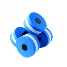 Water Dumbbells for Aqua Fitness, Lightweight Ergonomic Grip, Swimming Resistance Training Blue