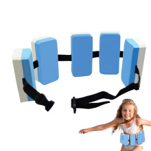 Kids Swim Belt with Adjustable Buckle and Detachable EVA Float Pads for Children Swim Training