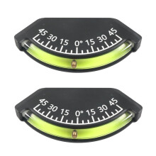 Level Gauge For RV And Truck Vehicles, Trailer Level Gauge, Definition Inclinometer, Inclinometer Gauge 2 Pack