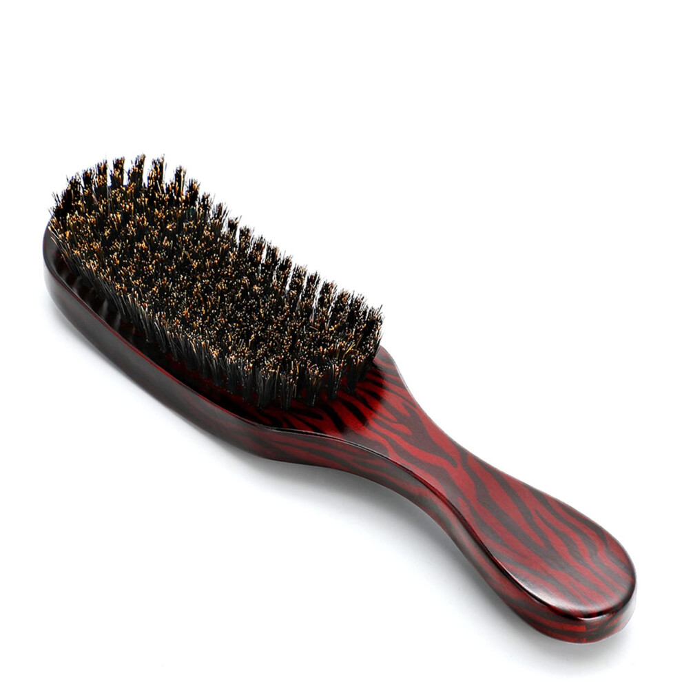 Boar Bristle Hair Brush for Thin and Normal Hair, Soft Natural Bristles for Shine and Smoothness