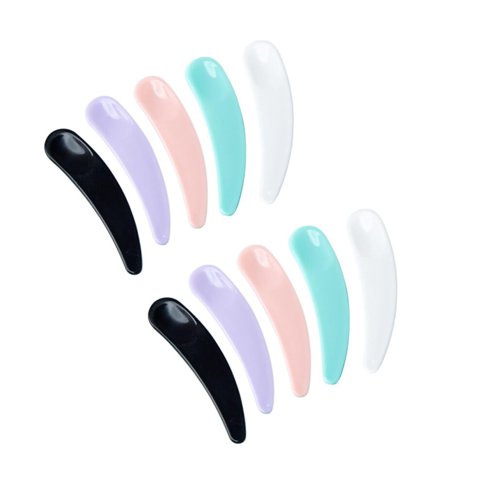 Makeup Spatula for Creams 150pcs Disposable Cosmetic Scoop Tool Hygienic Assorted Colors