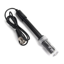 PH Probe PH0-14 Value Acquisition Sensor for Lab Aquarium Plant Pool Monitoring Replacement Black Sensor Probe
