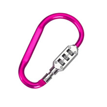 Heavy Duty Bike Lock with Combination Code, Bicycle Chain for Gate Fence Motorcycle Rose Red