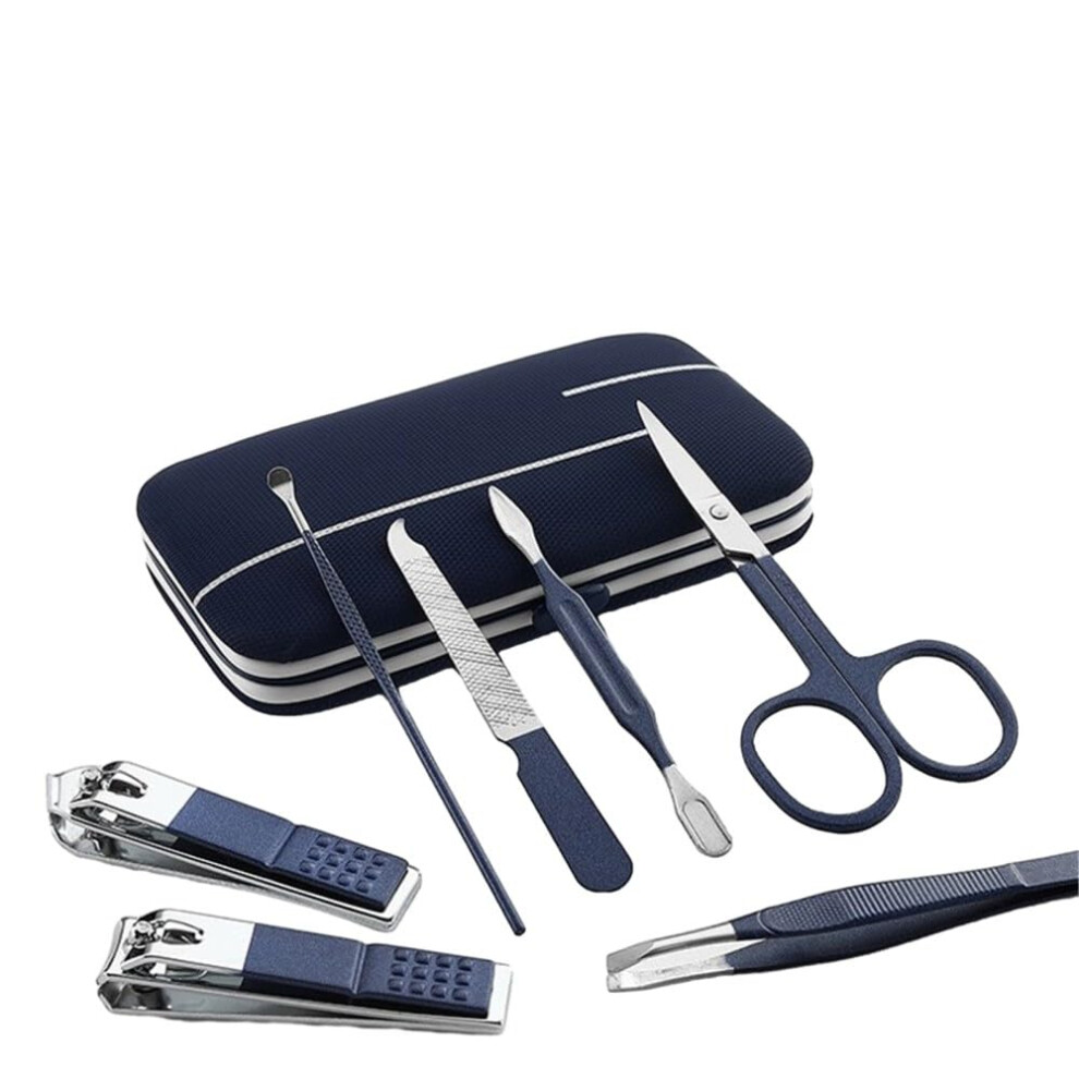 Stainless Steel Manicure Set with Ergonomic Grip, Professional Nail Clipper Kit, 15 Pieces