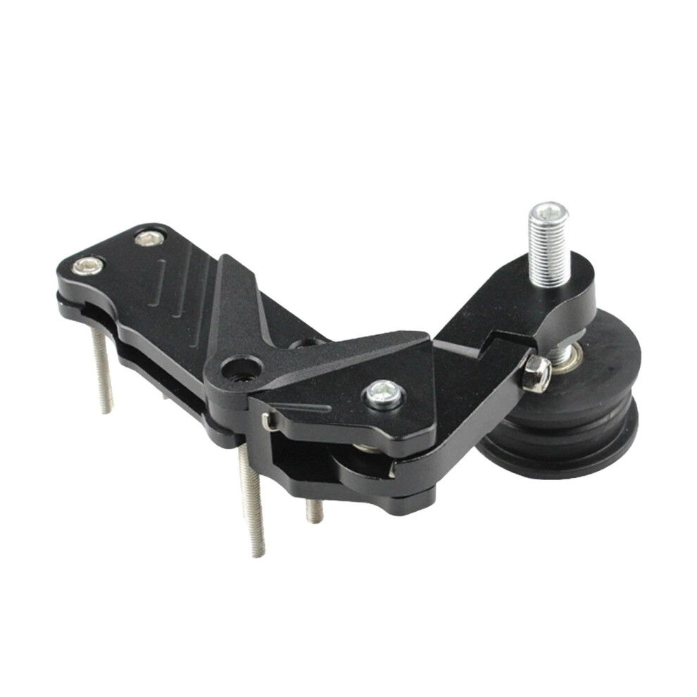 Automatic Motorcycle Chain Tensioner Aluminium Alloy With Waterproof Bearing For Easy Installation Black 9164114230294