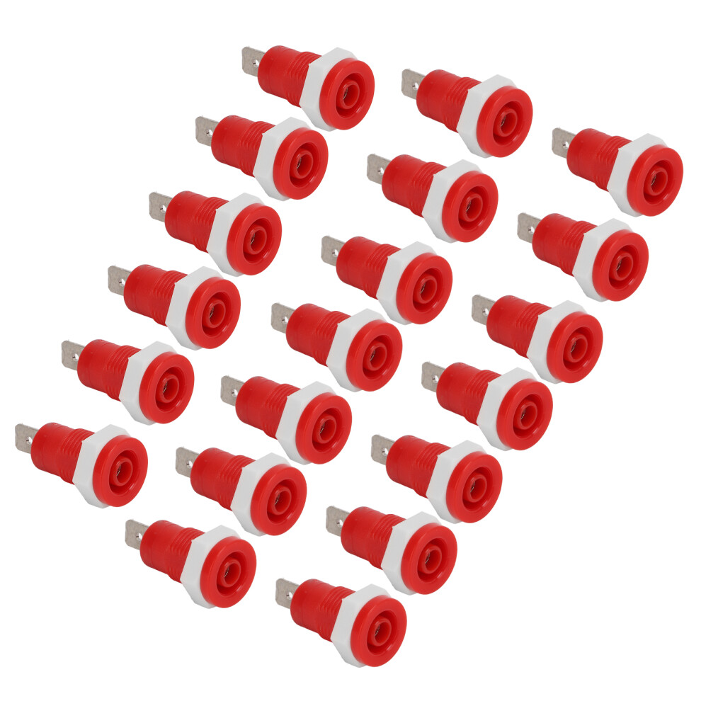 20Pcs Banana Socket Female Connectors 4Mm Brass For Electronics, Rvs, Trucks 9321382309699
