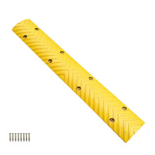 Rubber Speed Bump for Driveway and Garage Entrance, Visibility, Easy Install, Heavy Duty