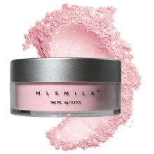 Pink Shimmer Setting Powder Waterproof Oil Control Loose Face Powder LongLasting Lightweight Finish
