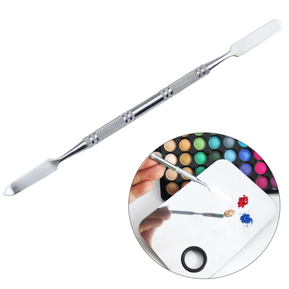 Professional Stainless Steel Makeup Mixing Tool Rod for Foundation Concealer Eyeshadow Silver