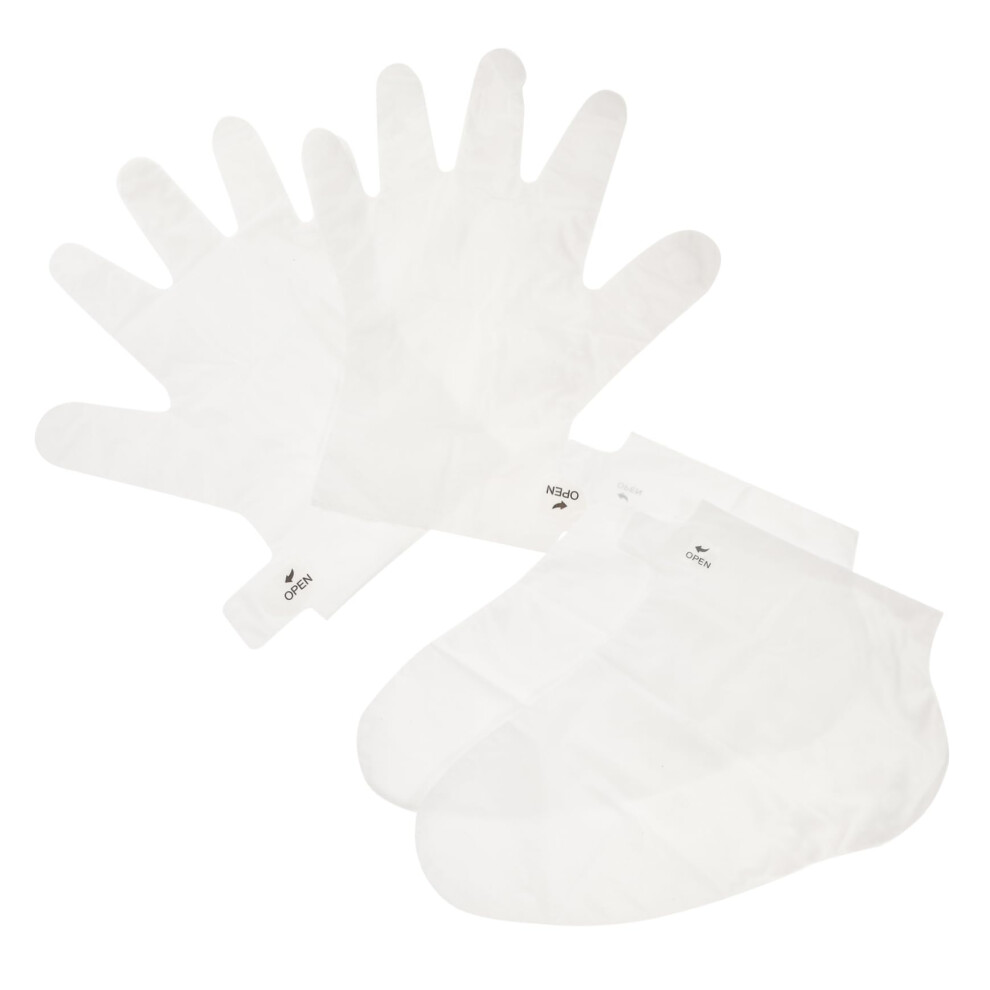 Foot Peel Mask and Moisturizing Gloves Set for Deep Exfoliation and Hydrating Hand Foot Care