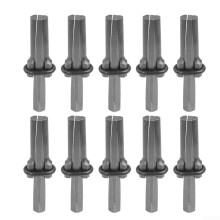 Stone Splitting Wedge Feather and Wedge Set 9/16 Inch for Granite Concrete Hardness Easy Use