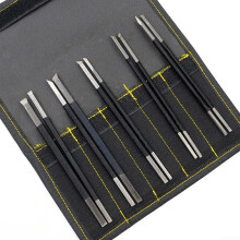 Stone Engraving Tool Kit 10Piece Carbon Steel Gravers For Stone Carving And Lettering Precision Tools