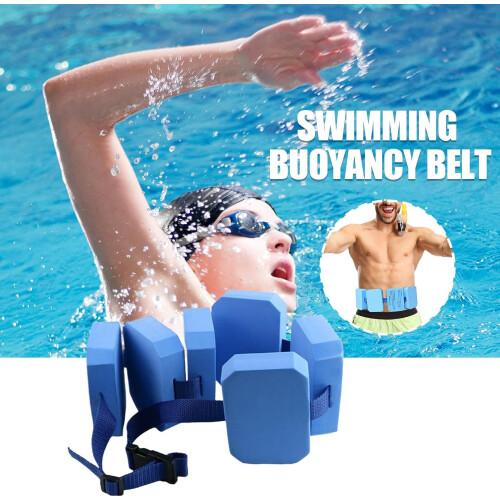 Swim Training Belt with Adjustable Fit and Balanced Buoyancy Support, Density EVA Float for Pool 2