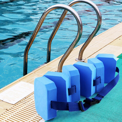 Swim Training Belt with Adjustable Fit and Balanced Buoyancy Support, Density EVA Float for Pool 1