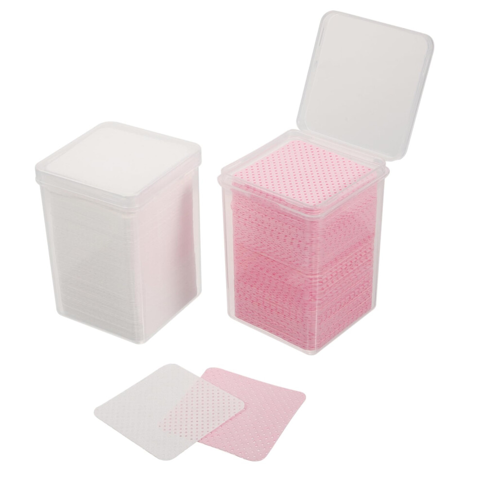 Eyelash Extension Cleaning Pads Lint Dual Use for Nail Polish Remover and Makeup