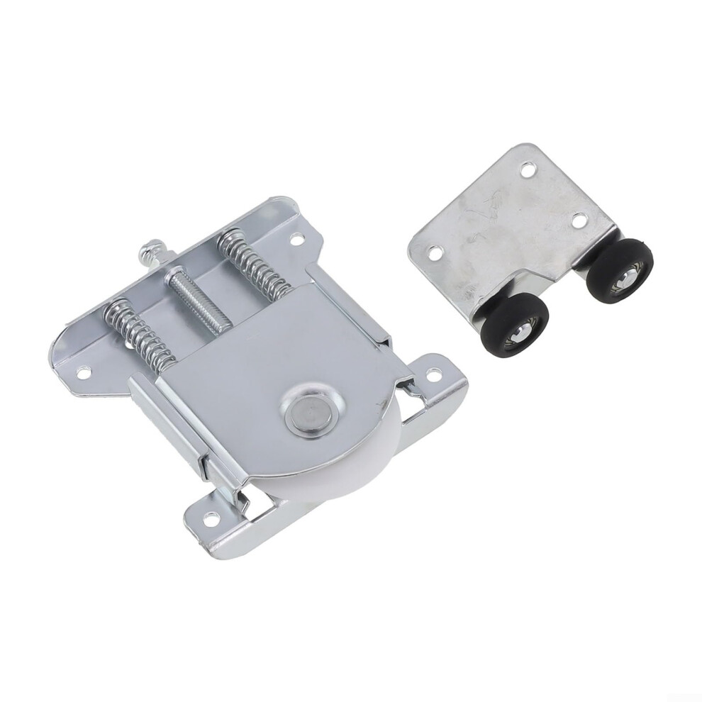 Sliding Door Pulley Rust Resistant Galvanized Iron Heavy Duty With Quiet Smooth Antiderailment System 9174973533603