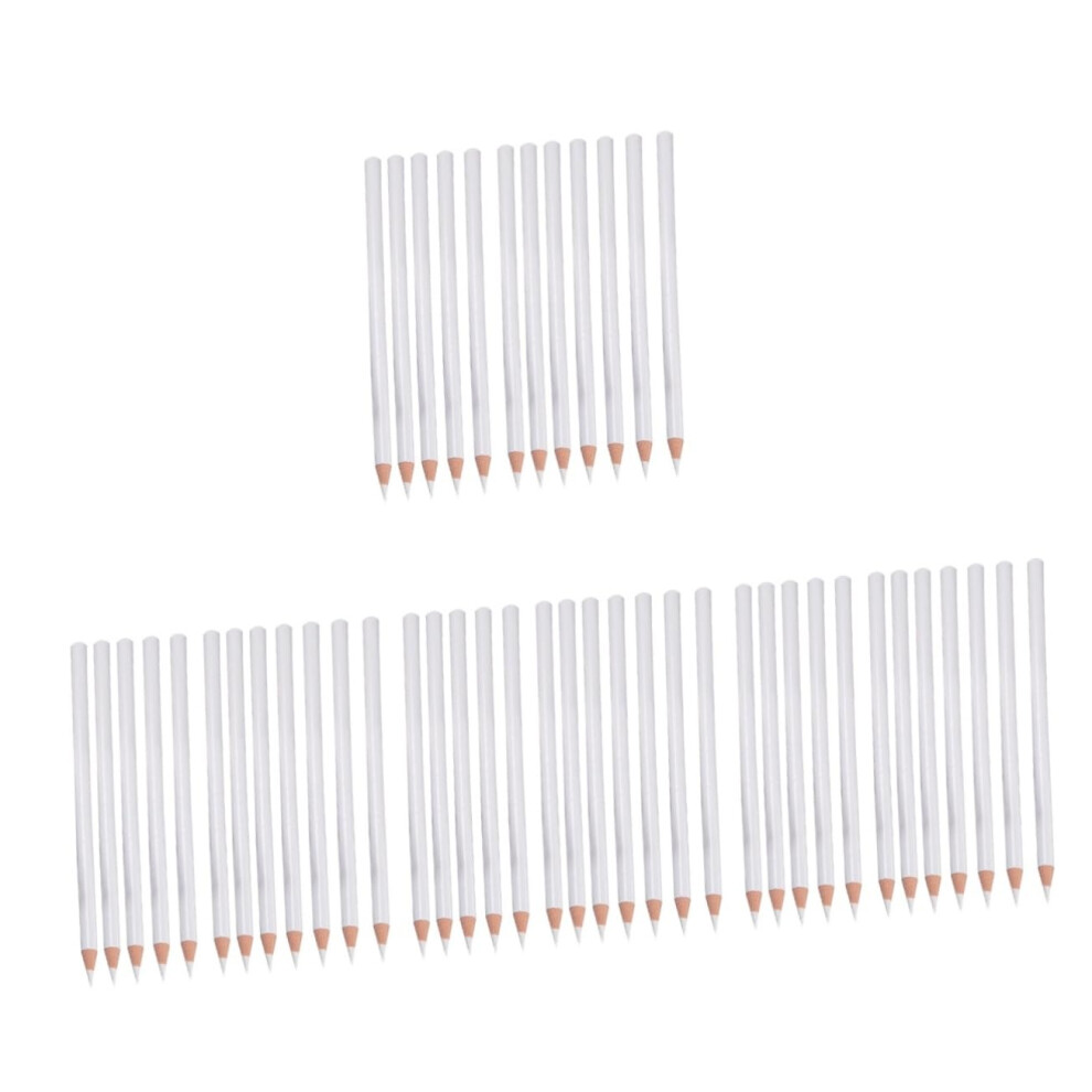 48 Pcs Nail Art Rhinestone Picker Set with White Wax Dotting Pens and Bamboo Gem Tools