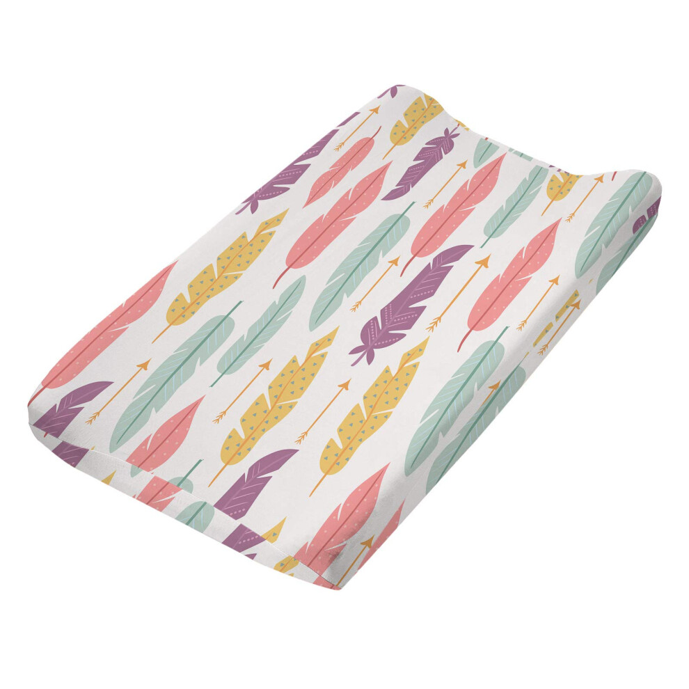 Baby Changing Pad Cover Ultra Soft Fabric 16x32  Fit Nursery Changing Table Cover-image-OPC-PR55XN7-NEW