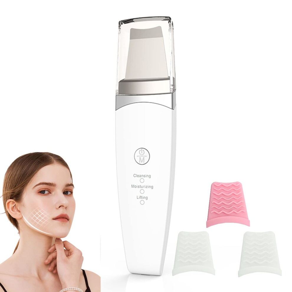 Facial Massager with Three Vibration Modes for Deep Serum Absorption and Skin Lifting Spa Use